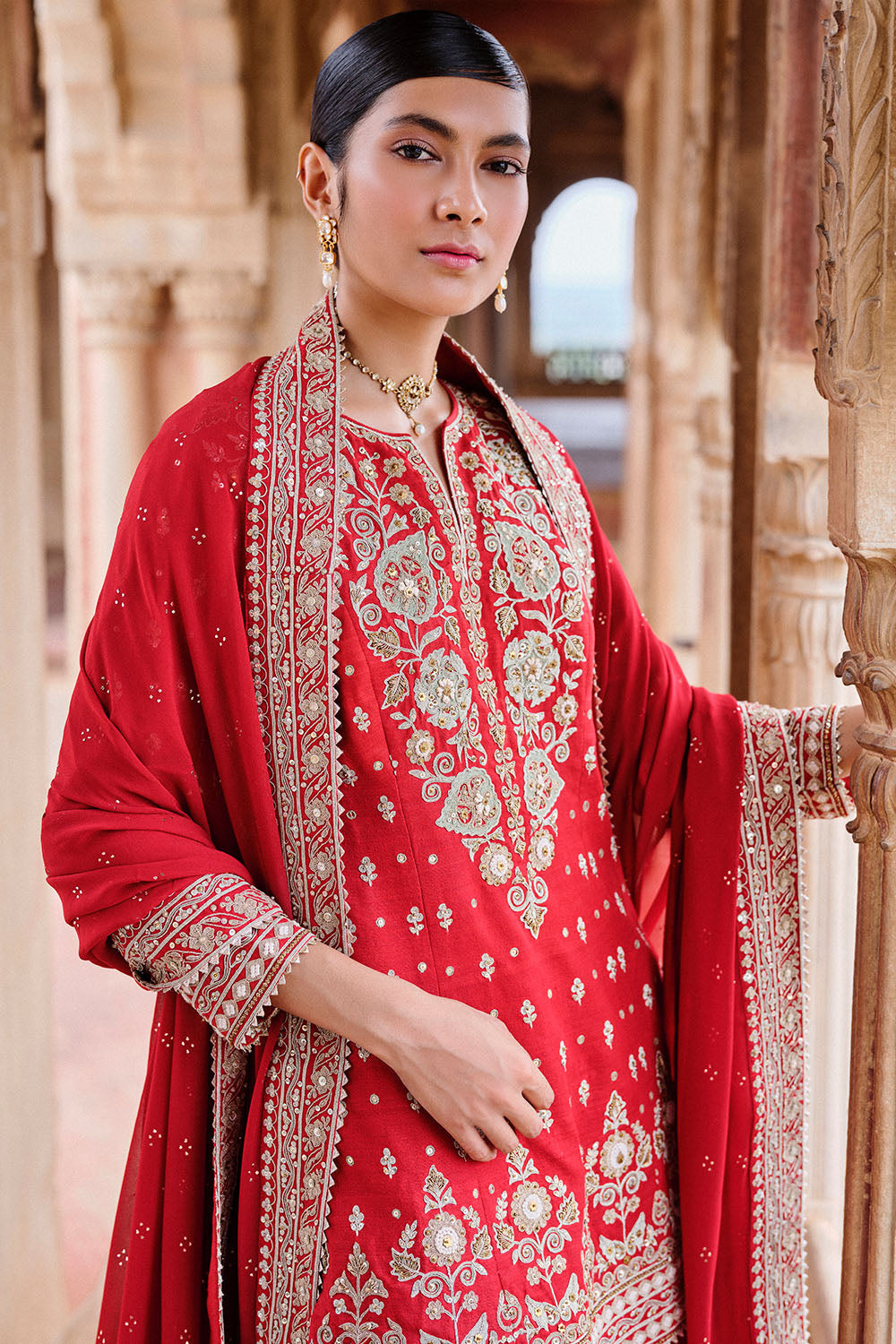 Maalavi Silk Suit Set