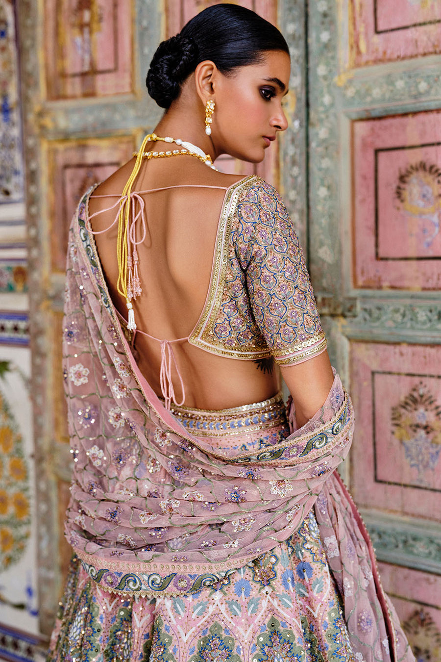 Krandasi Silk Lehenga Set