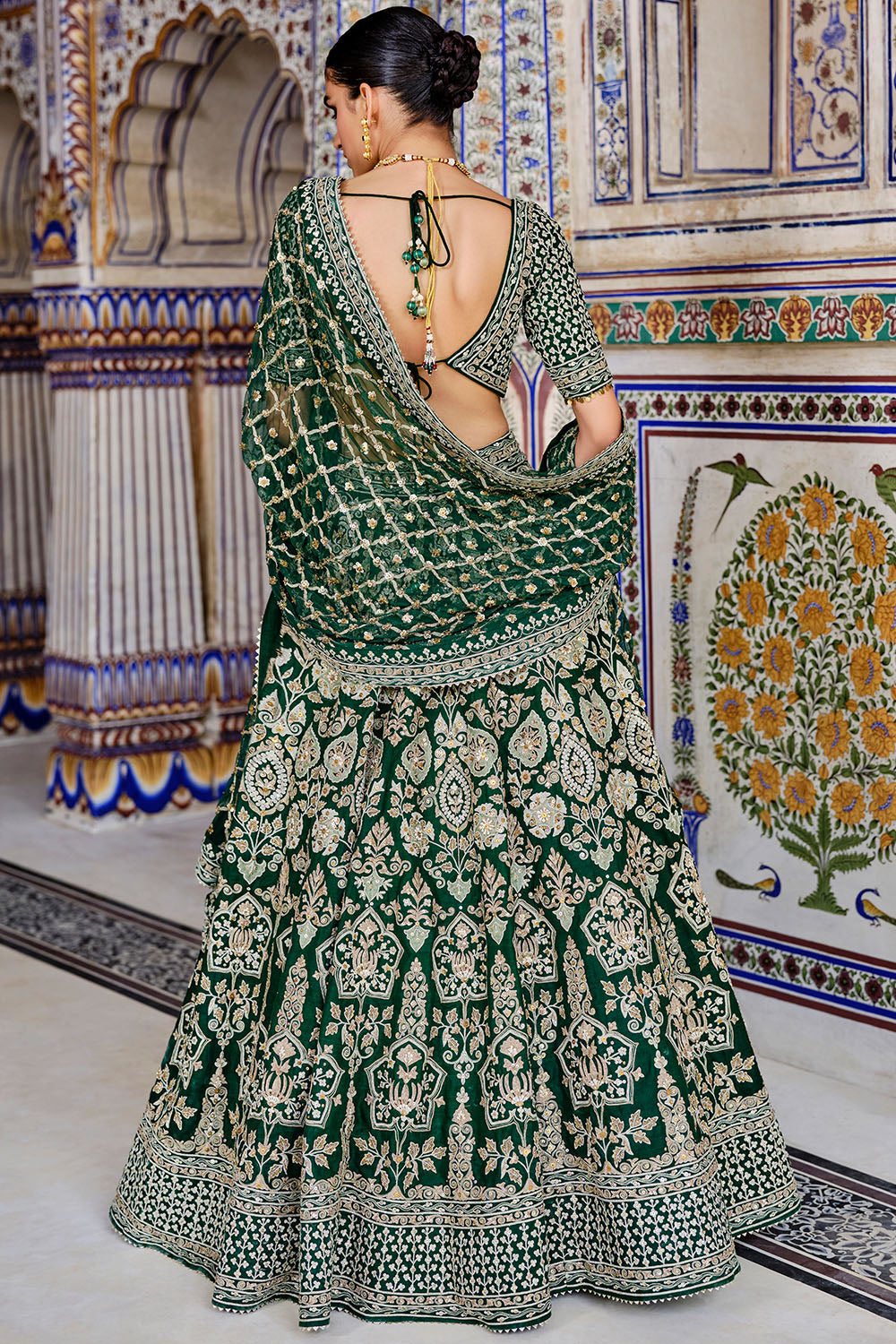 Sylvan Silk Lehenga Set