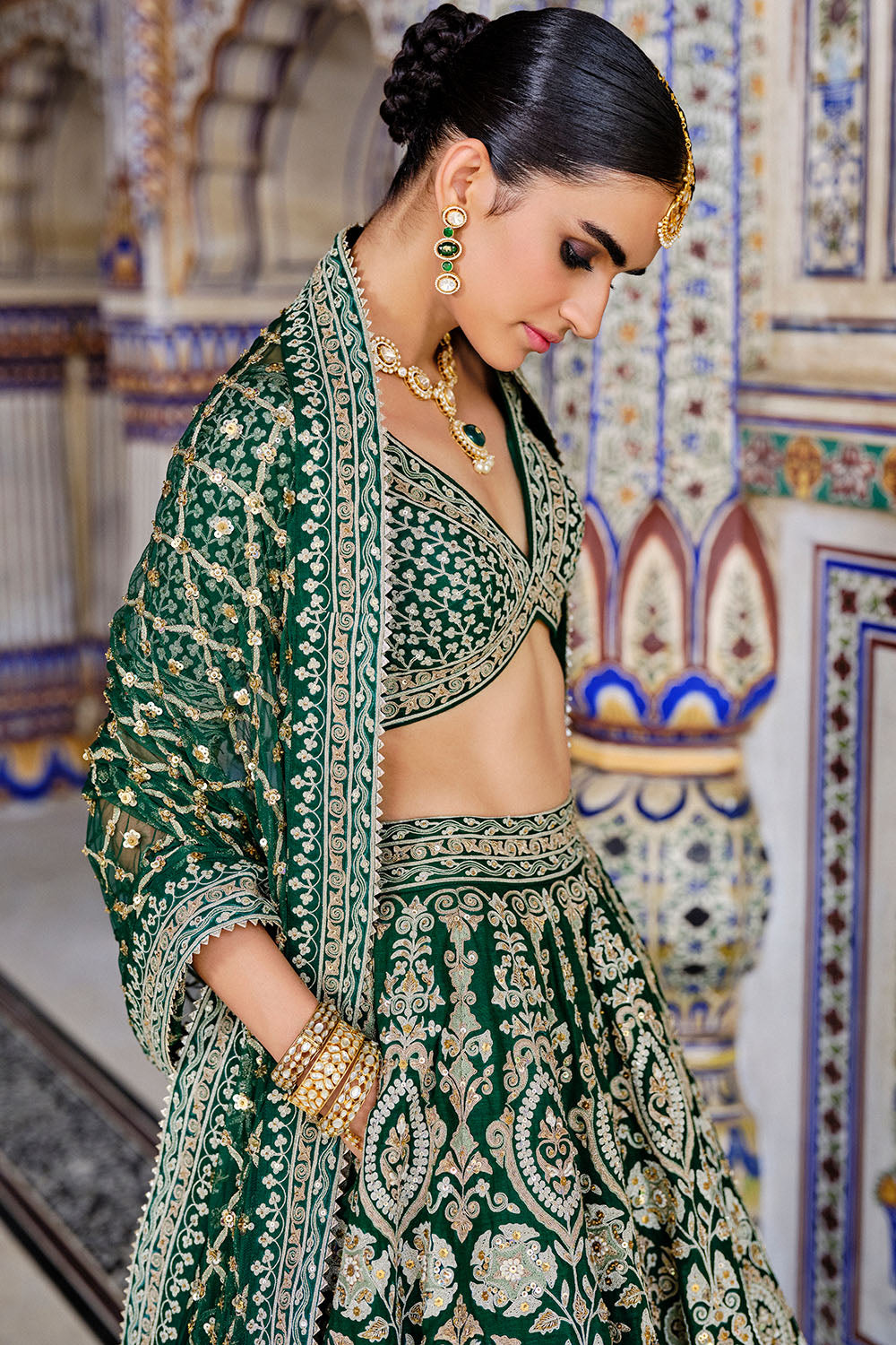 Sylvan Silk Lehenga Set