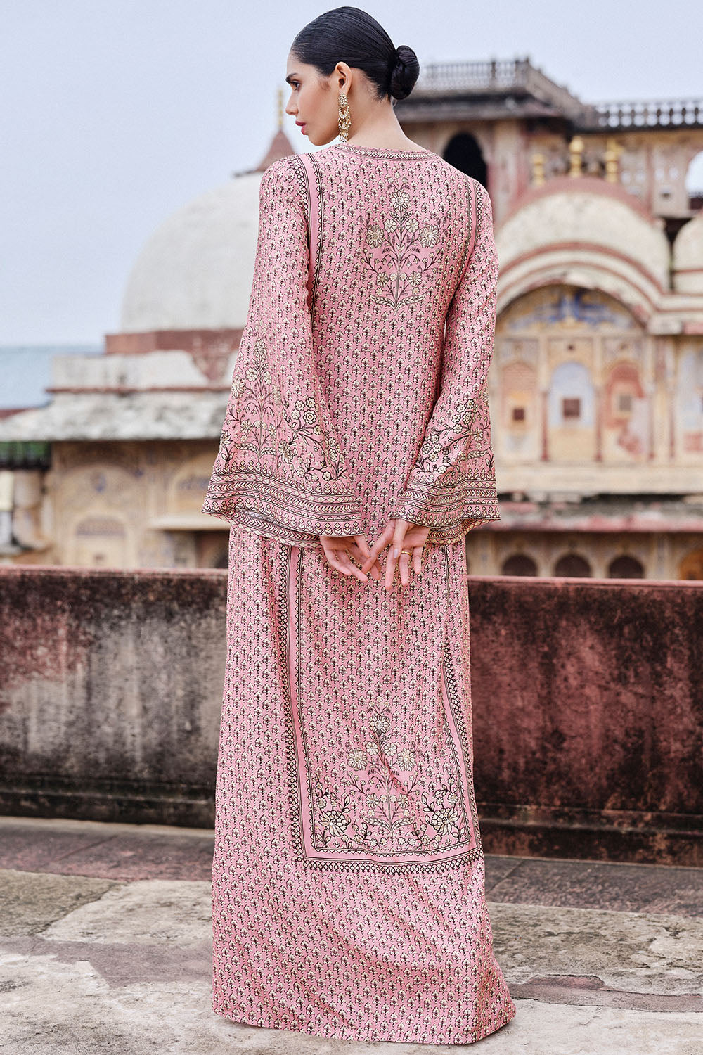 Alara Embroidered Mul Kaftan