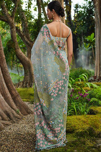 Lakeforest Embroidered Saree