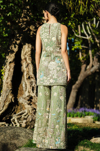 Elodea Embroidered Sharara Set