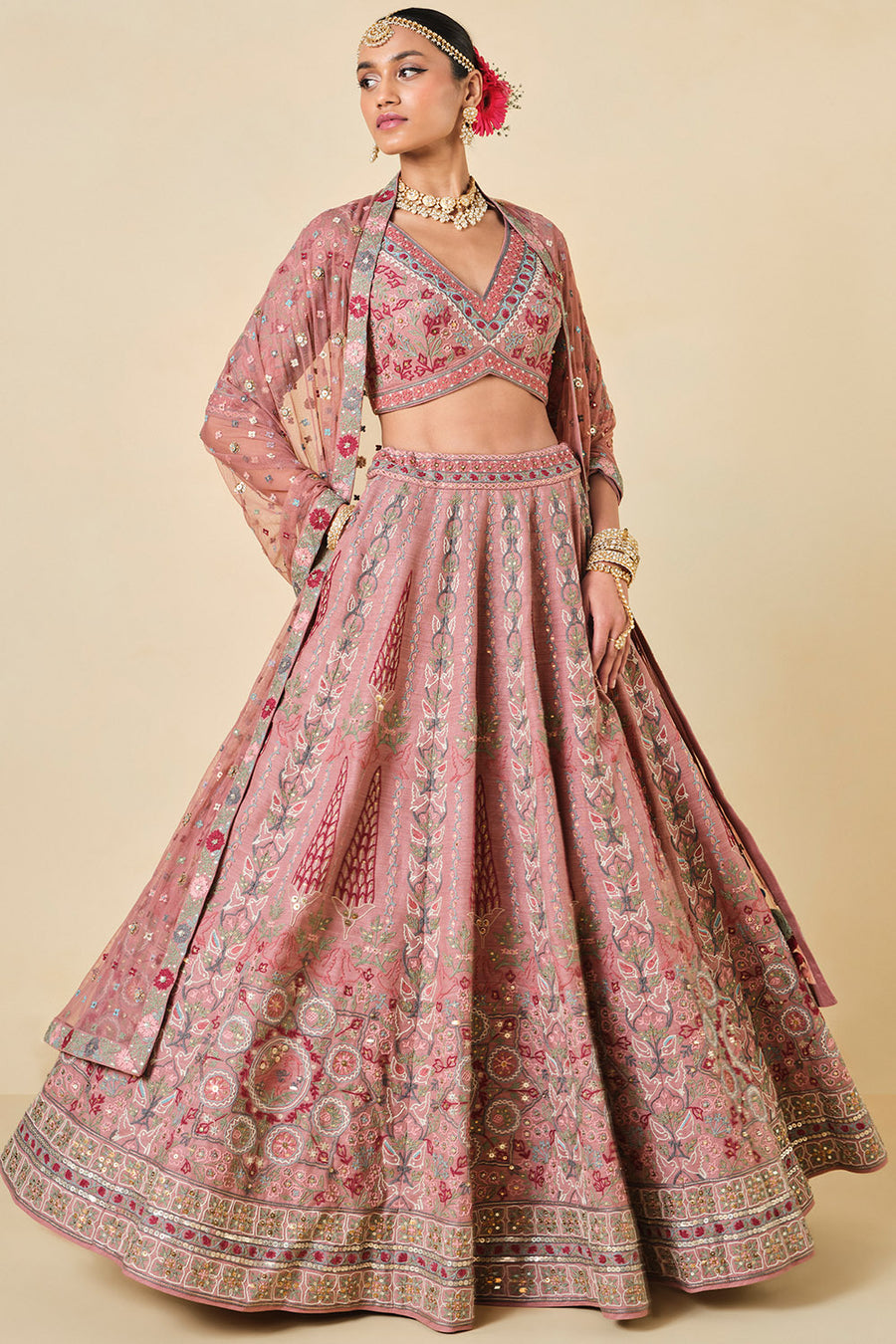 Alakana SEWA Silk Lehenga Set