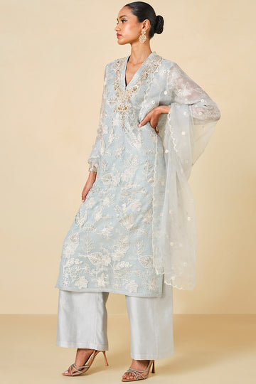 Samandar Embroidered Suit Set