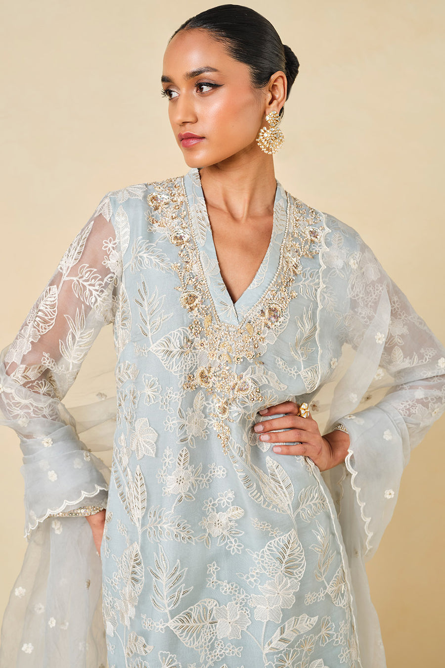 Samandar Embroidered Suit Set