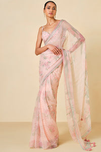 Maritza Printed Chiffon Saree