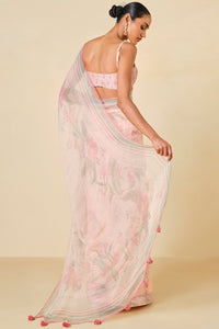 Maritza Printed Chiffon Saree