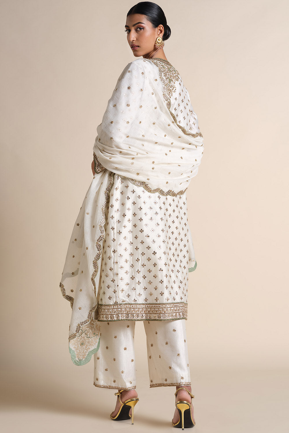 Ainara Gota Patti Silk Suit Set