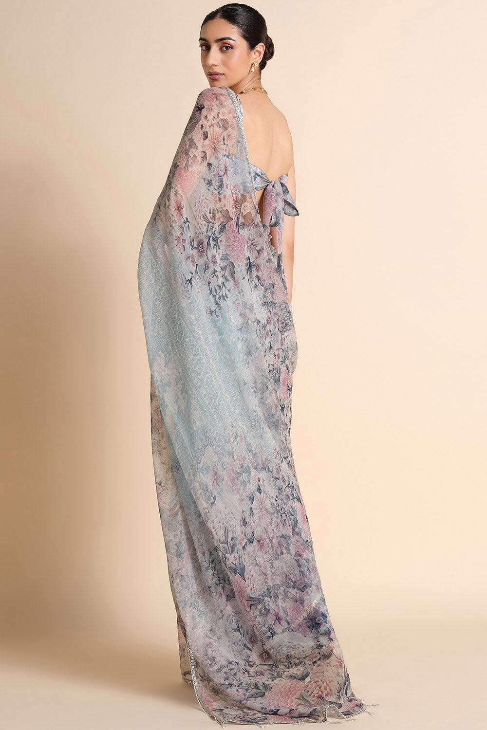 Flores Chiffon Saree