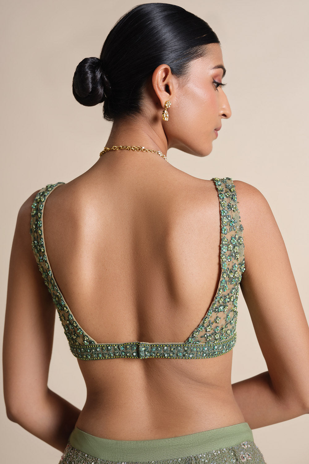 Grassland Embroidered Choli