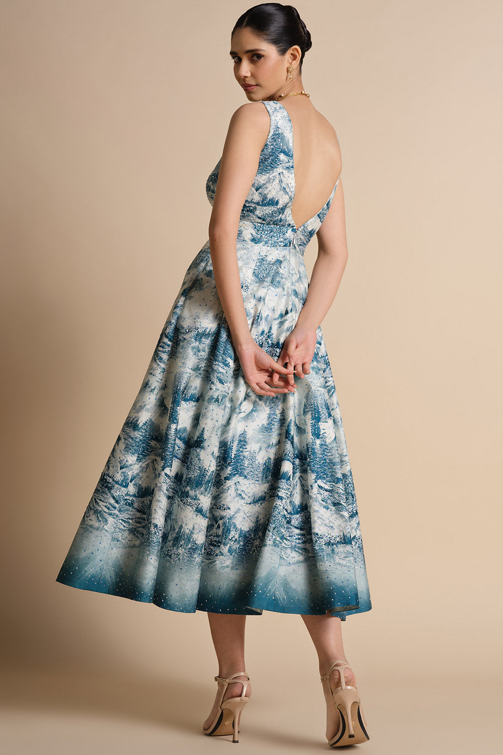 Shahma Sequin Silk Dress