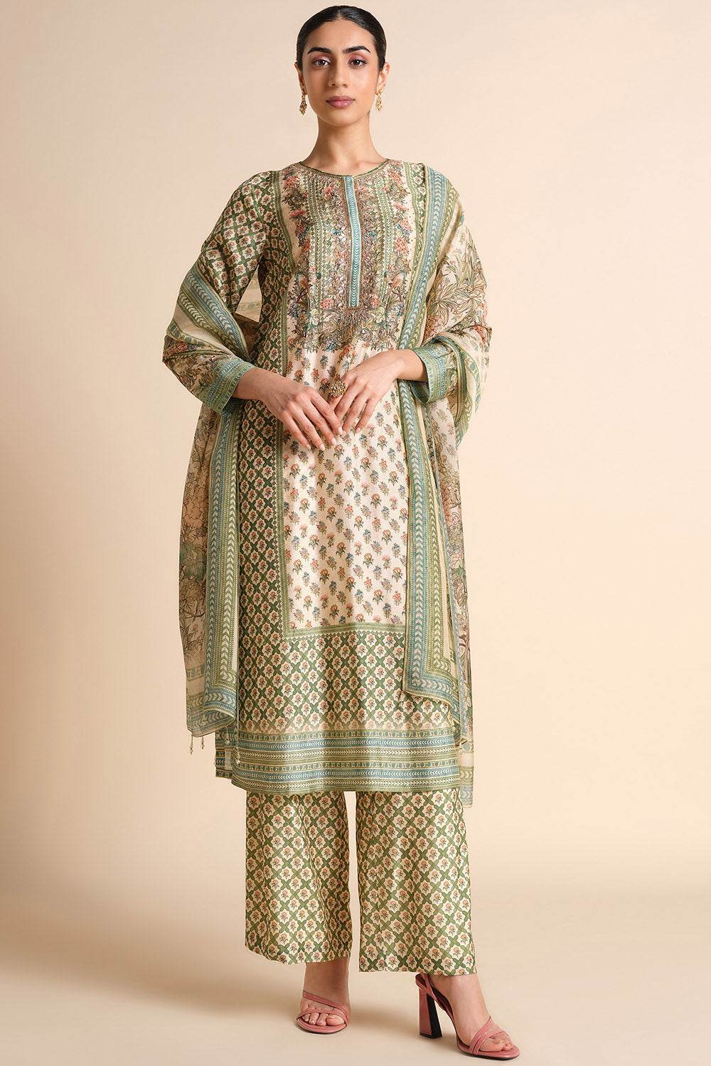 Moira Silk Suit Set
