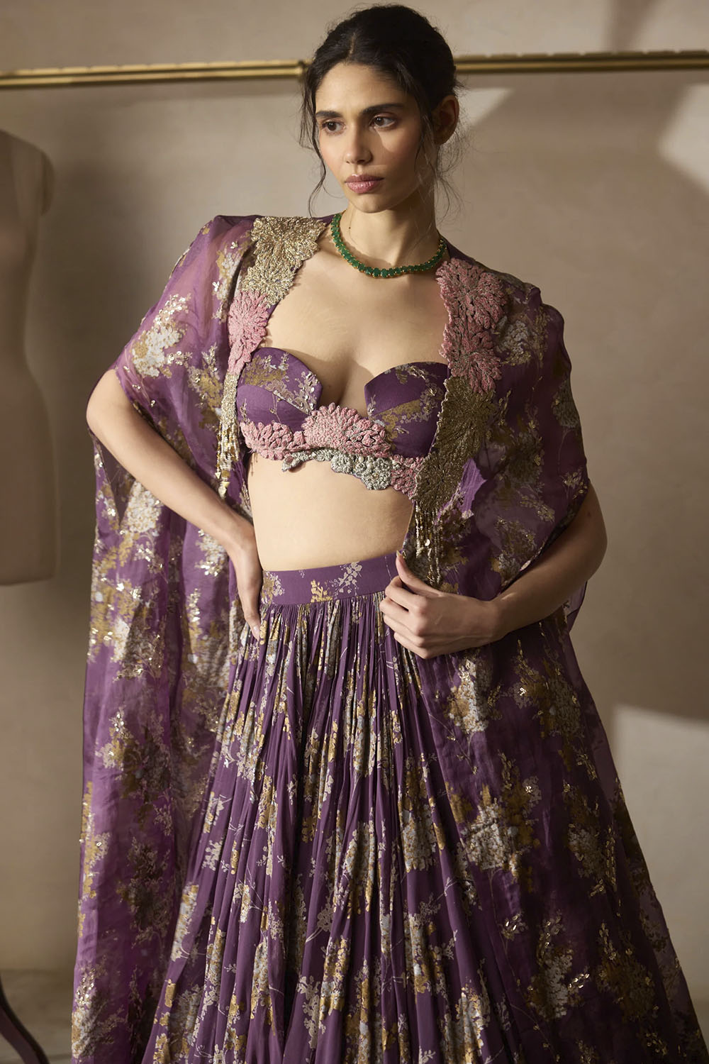 Alba Cape & Skirt Set