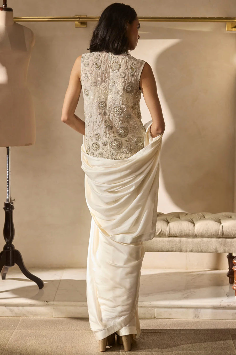 Astra Jacket & Saree Set