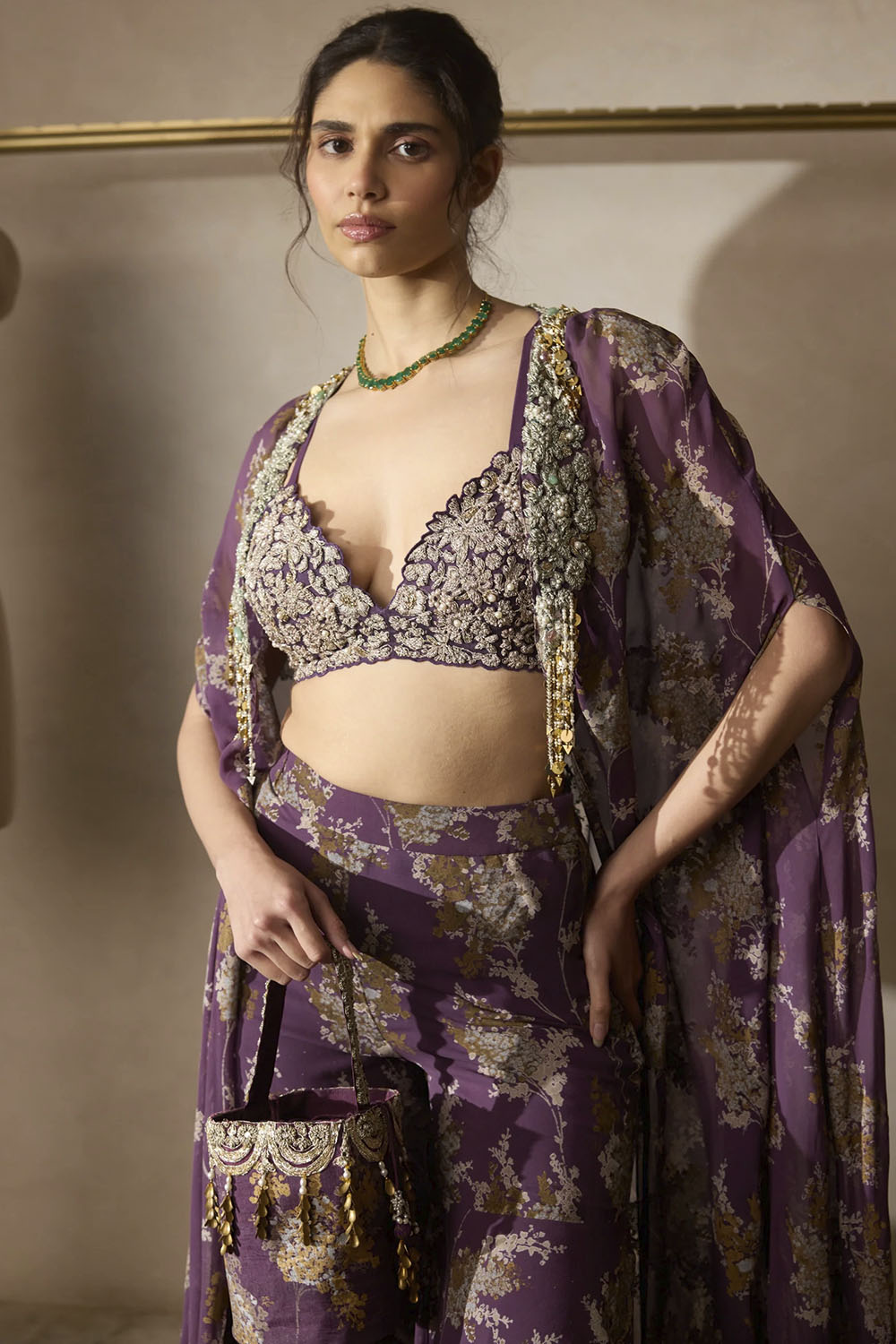 Maia Cape & Pants Set