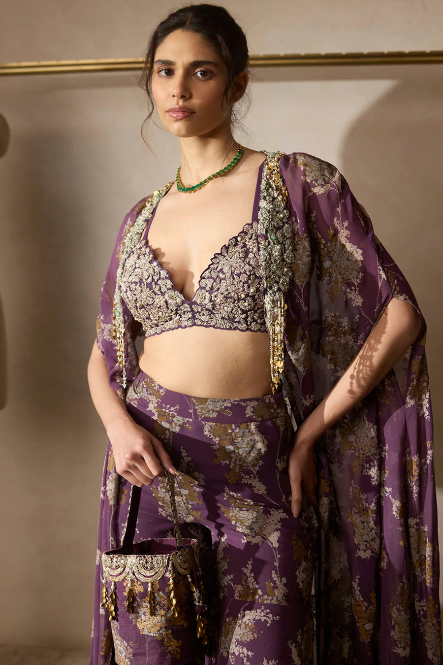 Maia Cape & Pants Set