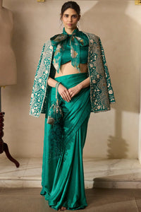 Mina Jacket Saree Set