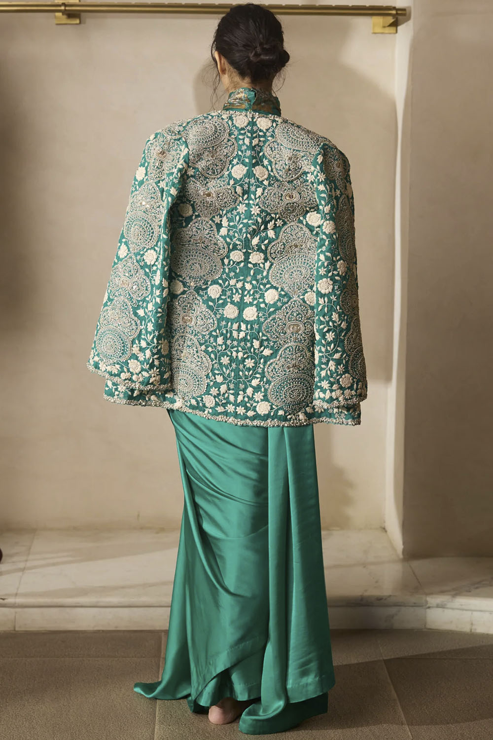 Mina Jacket Saree Set