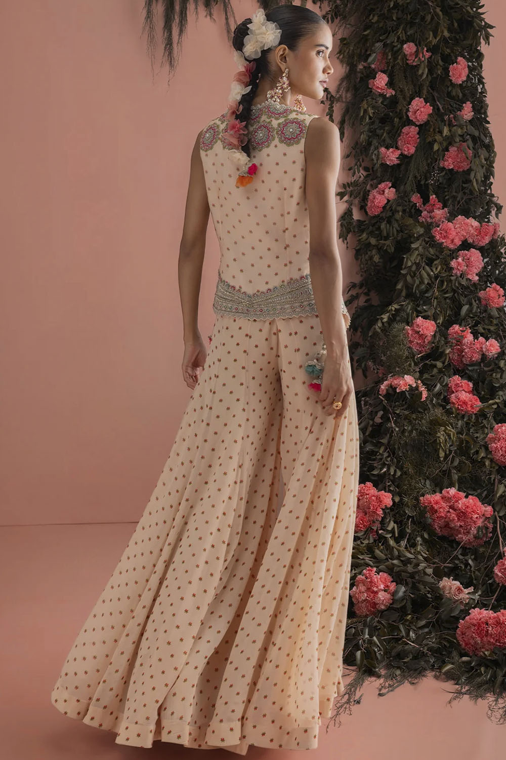 Minhal Jacket & Flared Pants