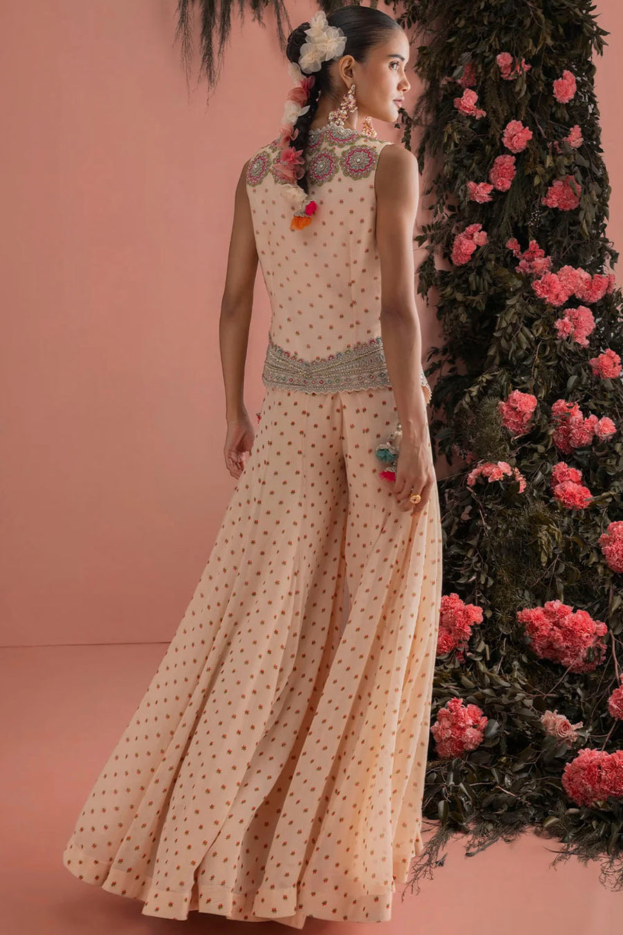 Minhal Jacket & Flared Pants