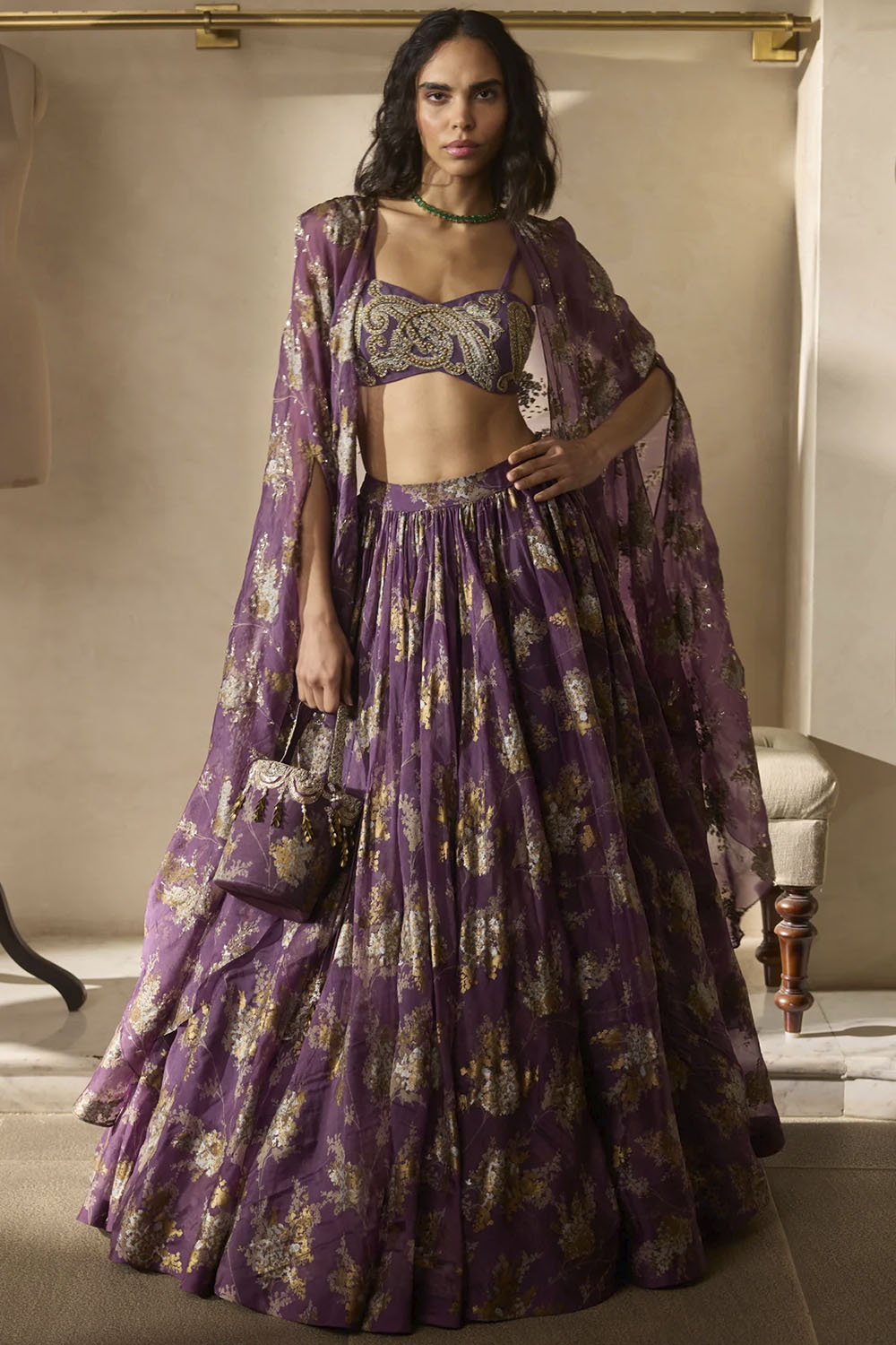 Twilight Lehenga & Cape Set