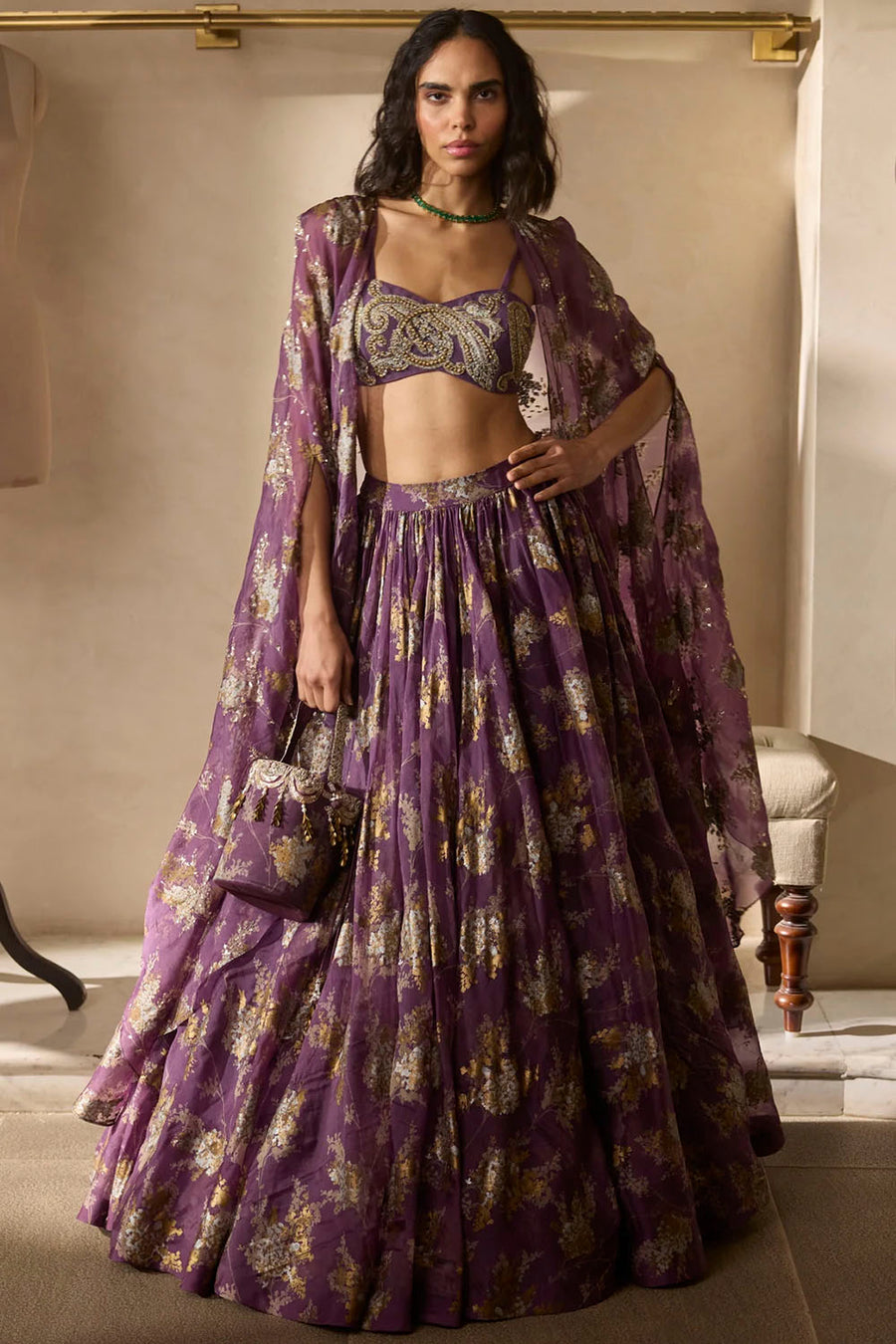 Twilight Lehenga & Cape Set