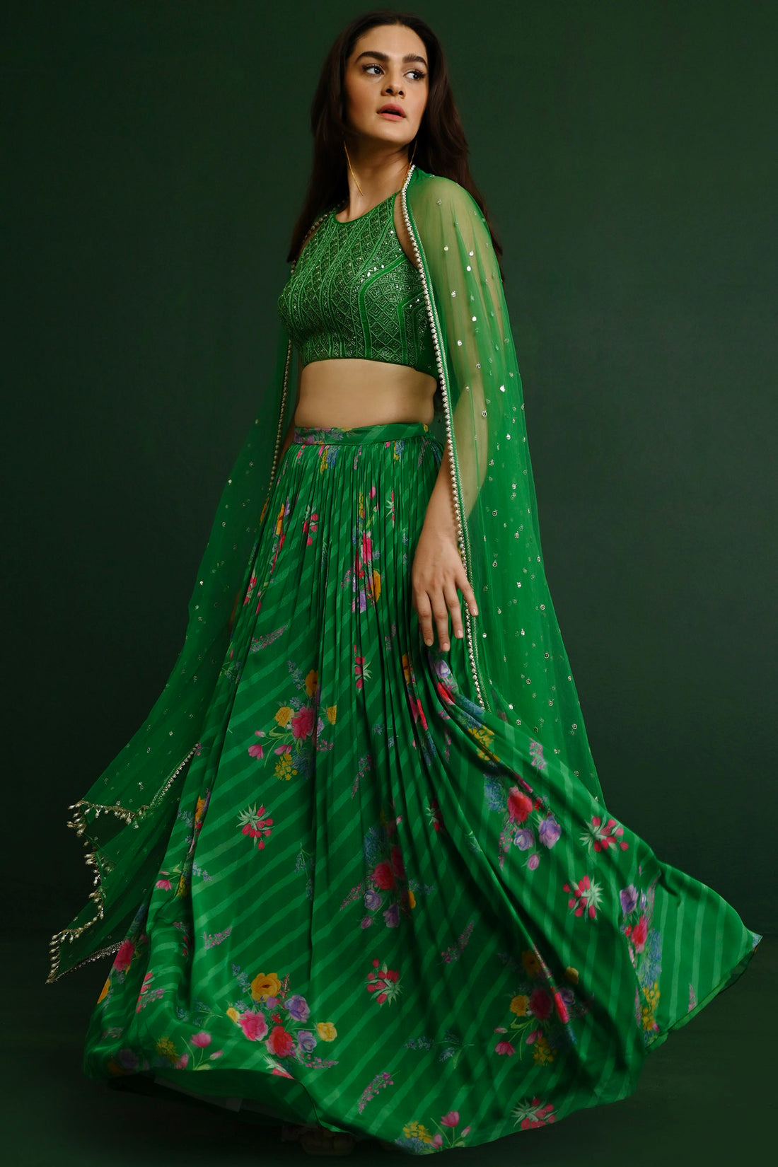 Adele Georgette Lehenga Set