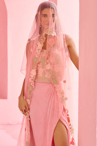 Esita Cape Skirt Set