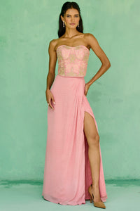 Esita Slit Skirt Set