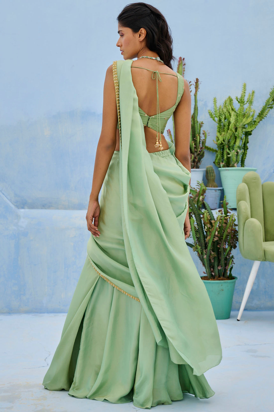 Haseen Pre Drape Saree