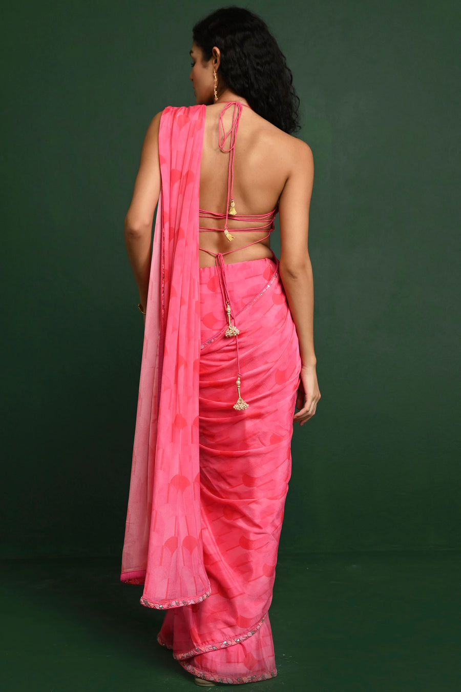 Lara Georgette Saree