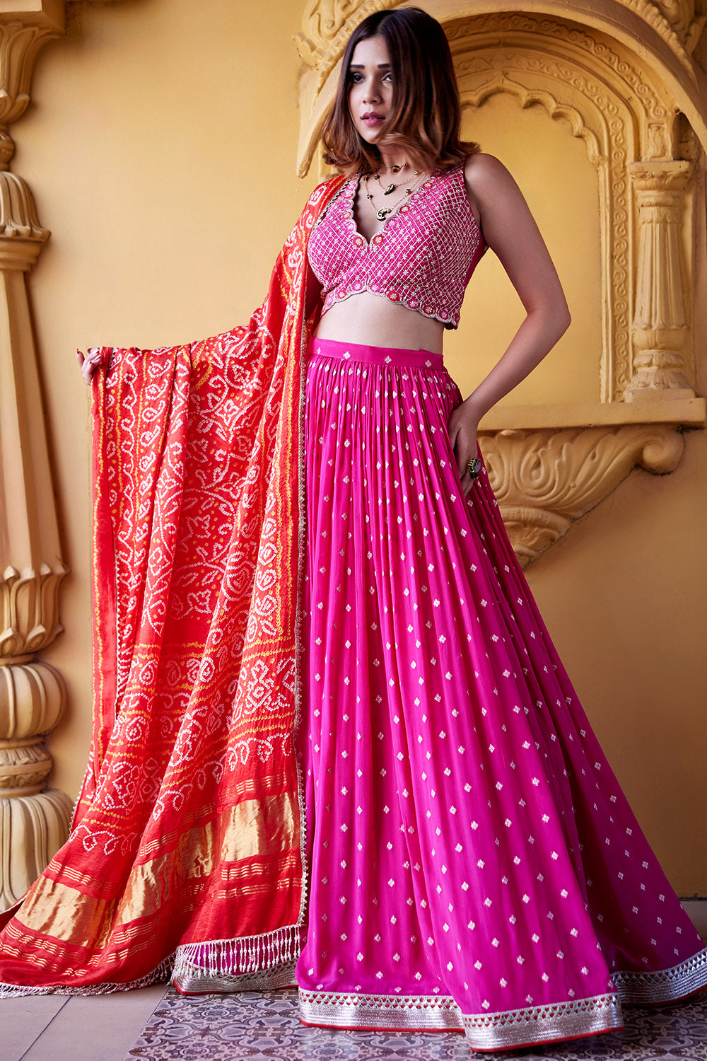 Mala Jamewar Lehenga