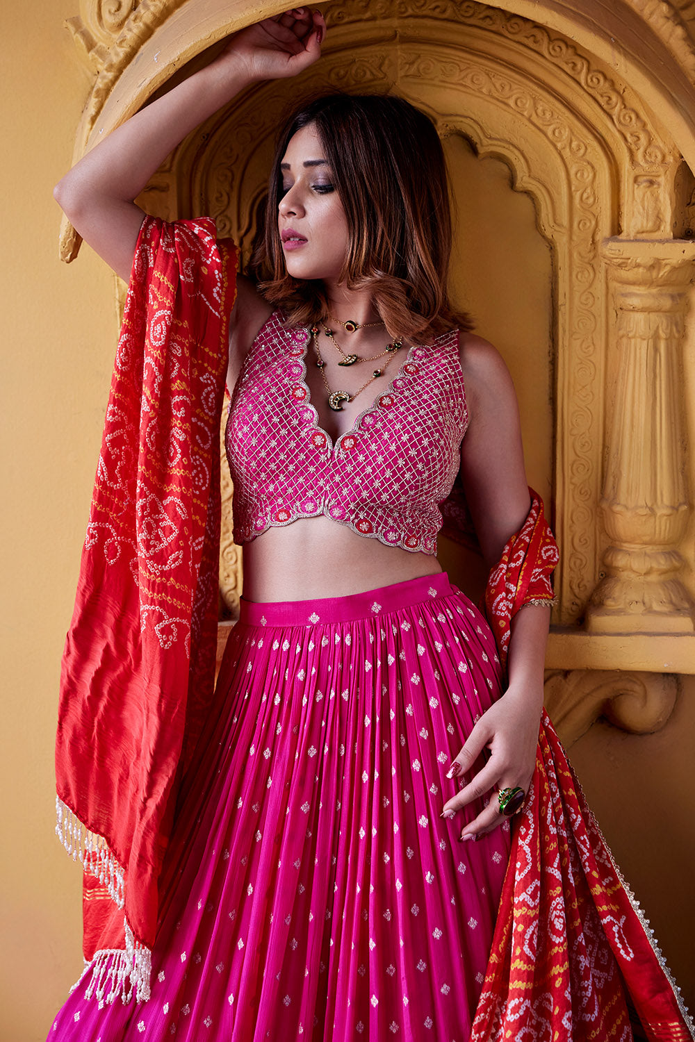 Mala Jamewar Lehenga