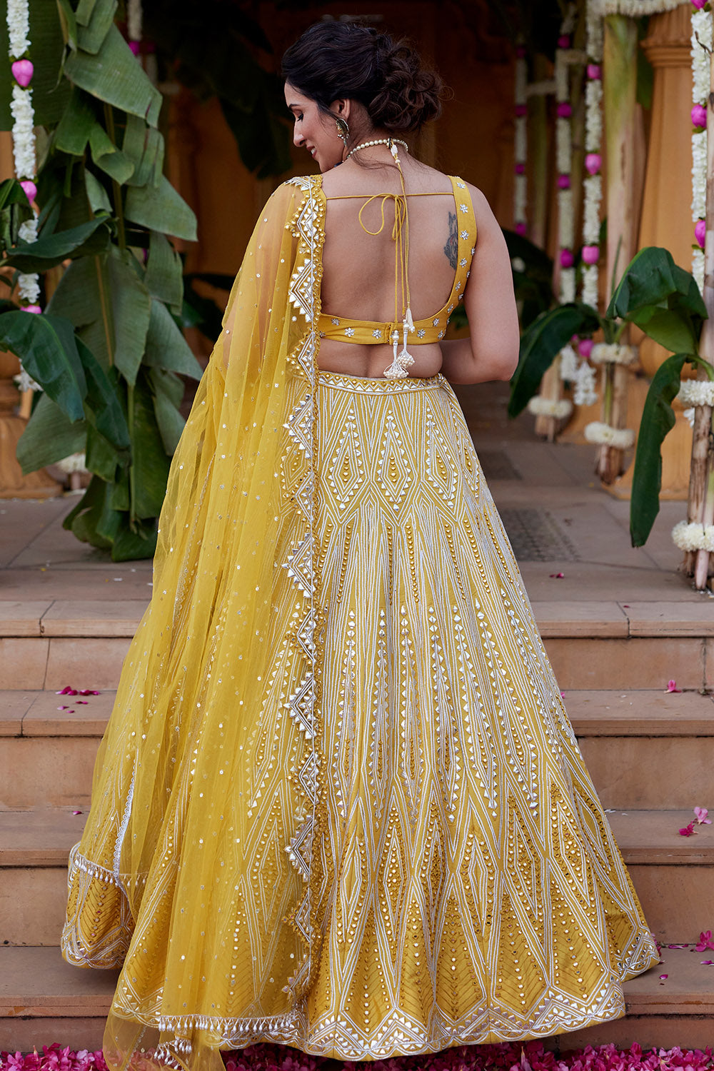 Yellow Mia Lehenga