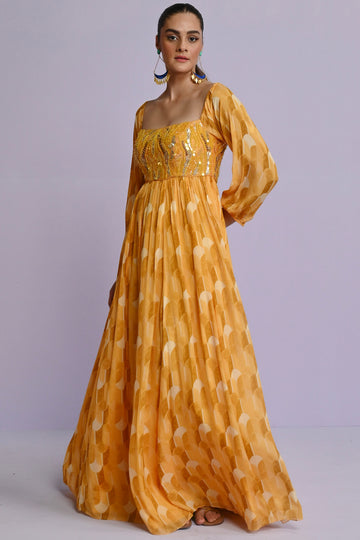 Remi Georgette Gown