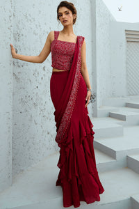 Estelle Corset Pre Drape Saree