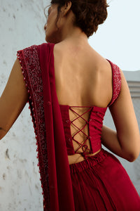 Estelle Corset Pre Drape Saree