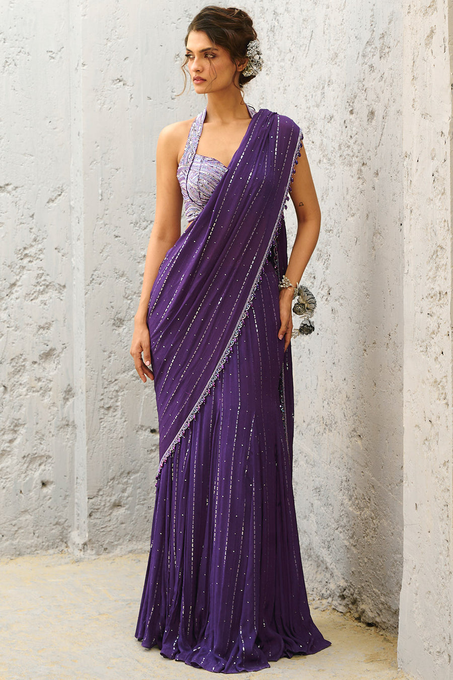 Moon Pre Drape Saree