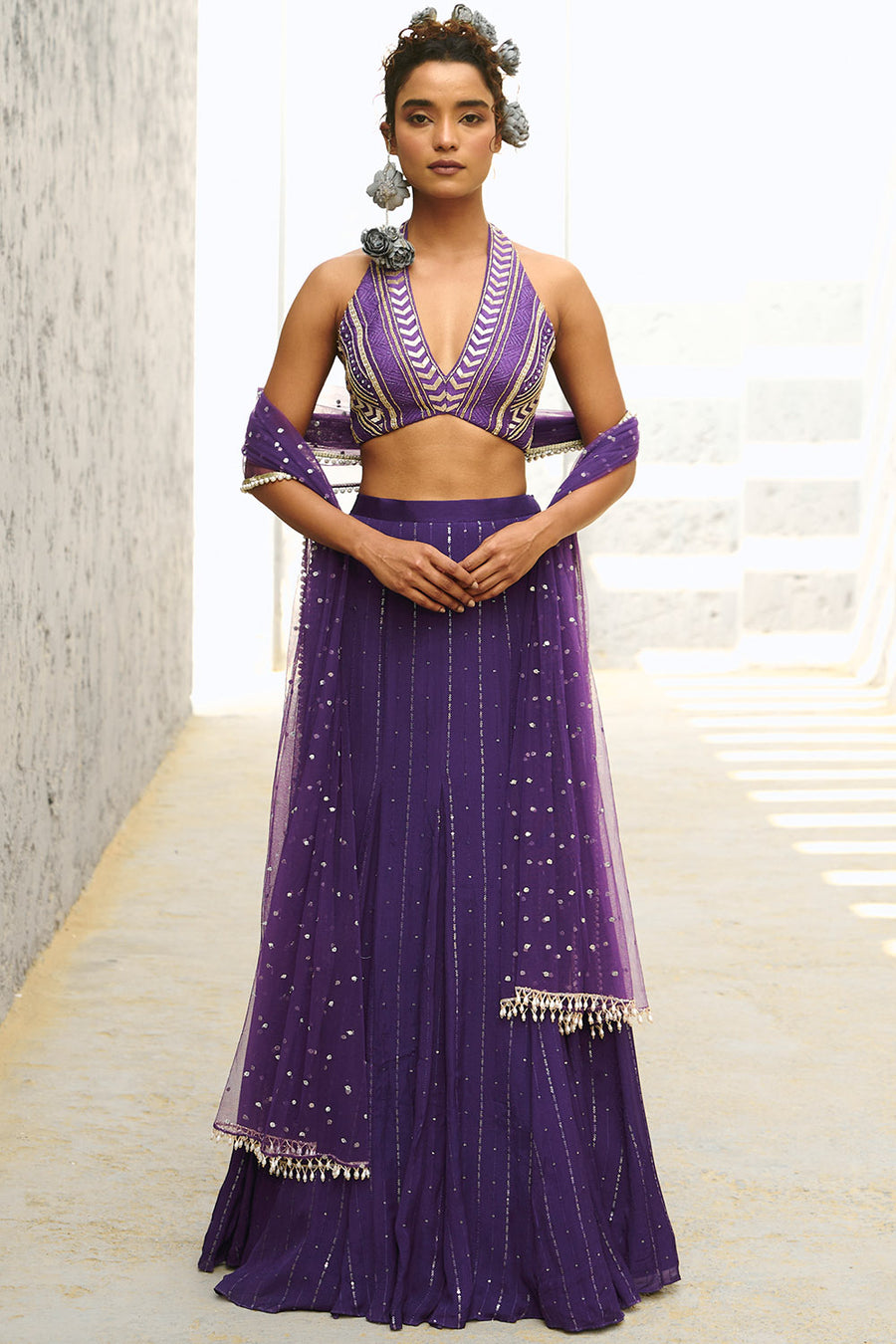 Galaxy Mermaid Lehenga Set