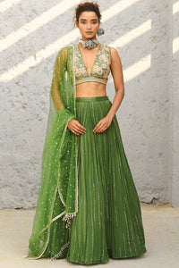 Venus Ruched Lehenga Set