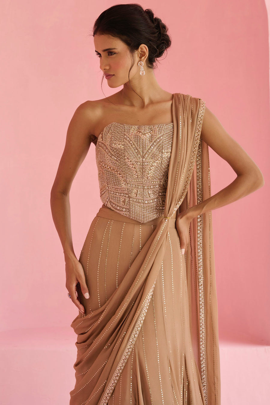 Stella Pre Drape Saree