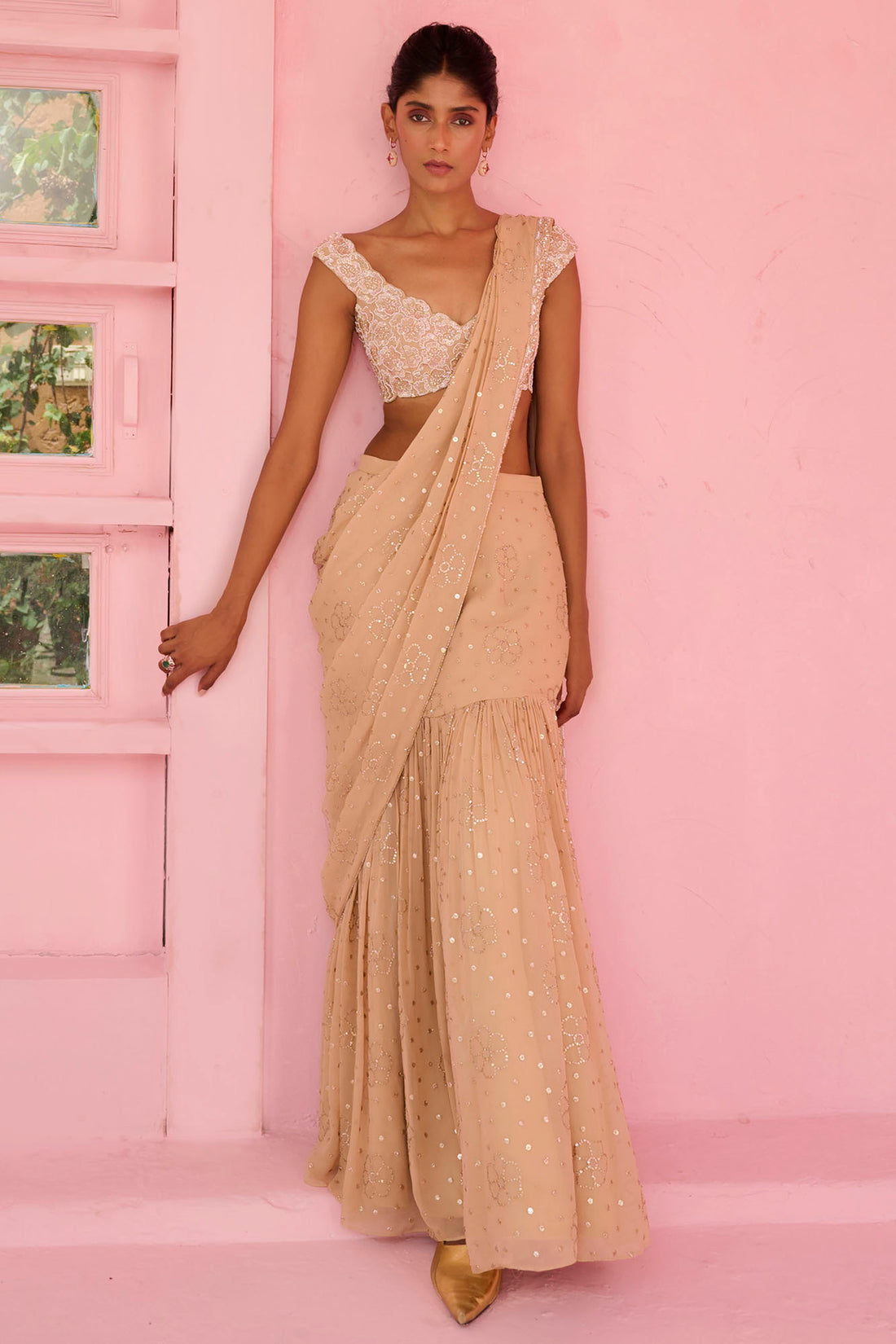 Suhana Pre Drape Saree