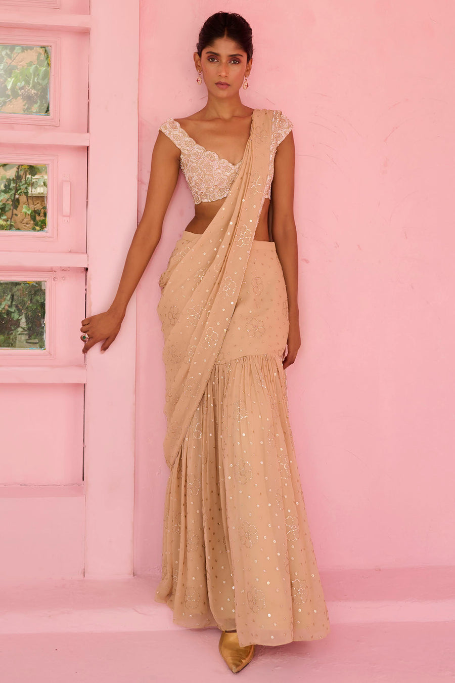 Suhana Pre Drape Saree