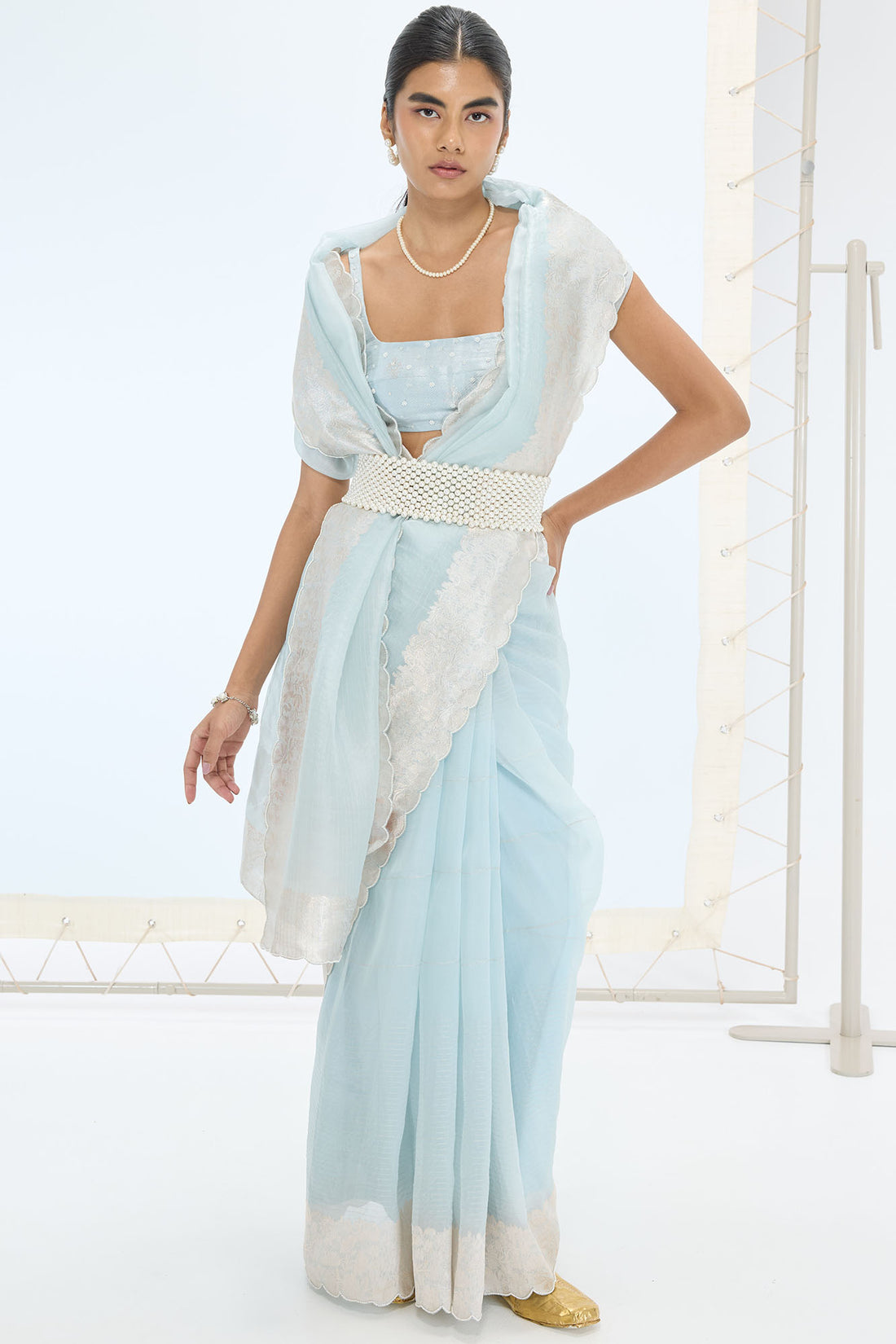 Blake Saree Ice Blue