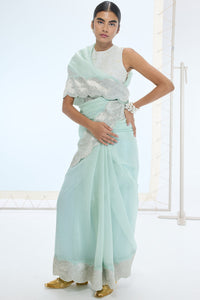 Jane Saree Sea Green
