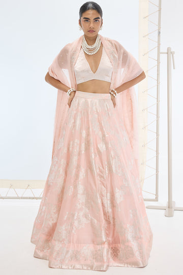 Mia Lehenga Peach