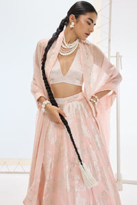 Mia Lehenga Peach