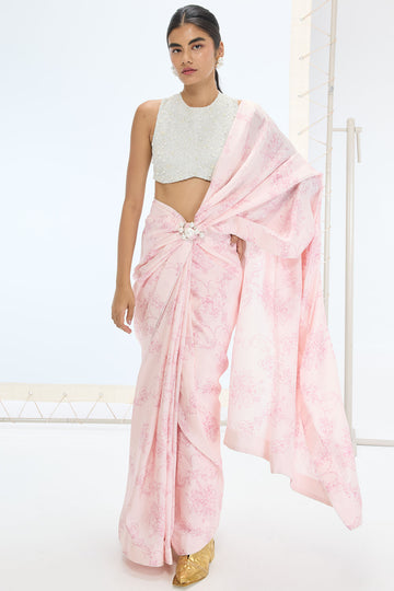 Ruby Saree Pink