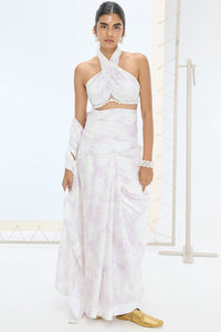 Ruby Saree Off-White